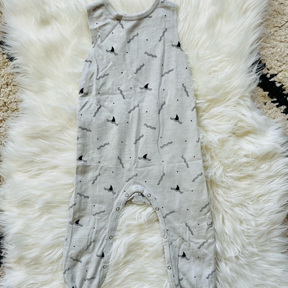 Rylee + Cru Shark Fin Tank Romper